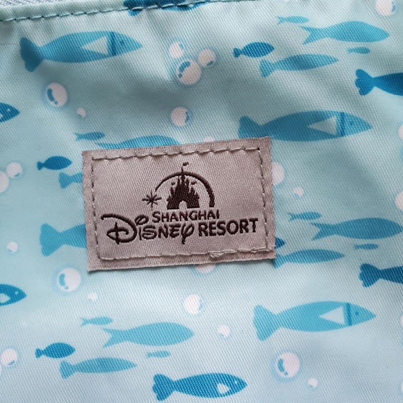 RARE Shanghai Disney 2-piece beach tote bag purse translucent blue Mickey anchor - Picture 7 of 13